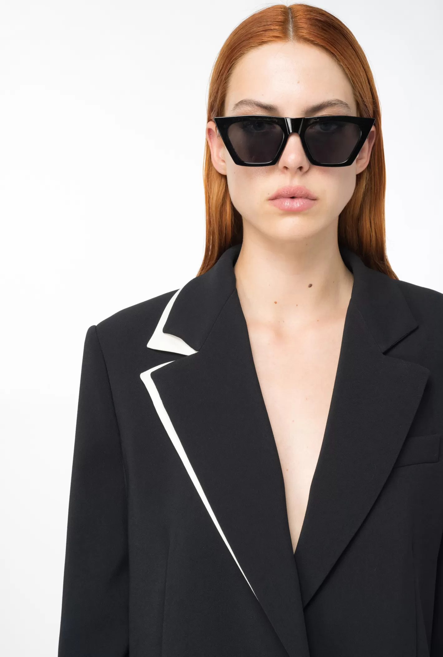 Pinko Blazer con dettaglio a contrasto NERO/ECRU Clearance
