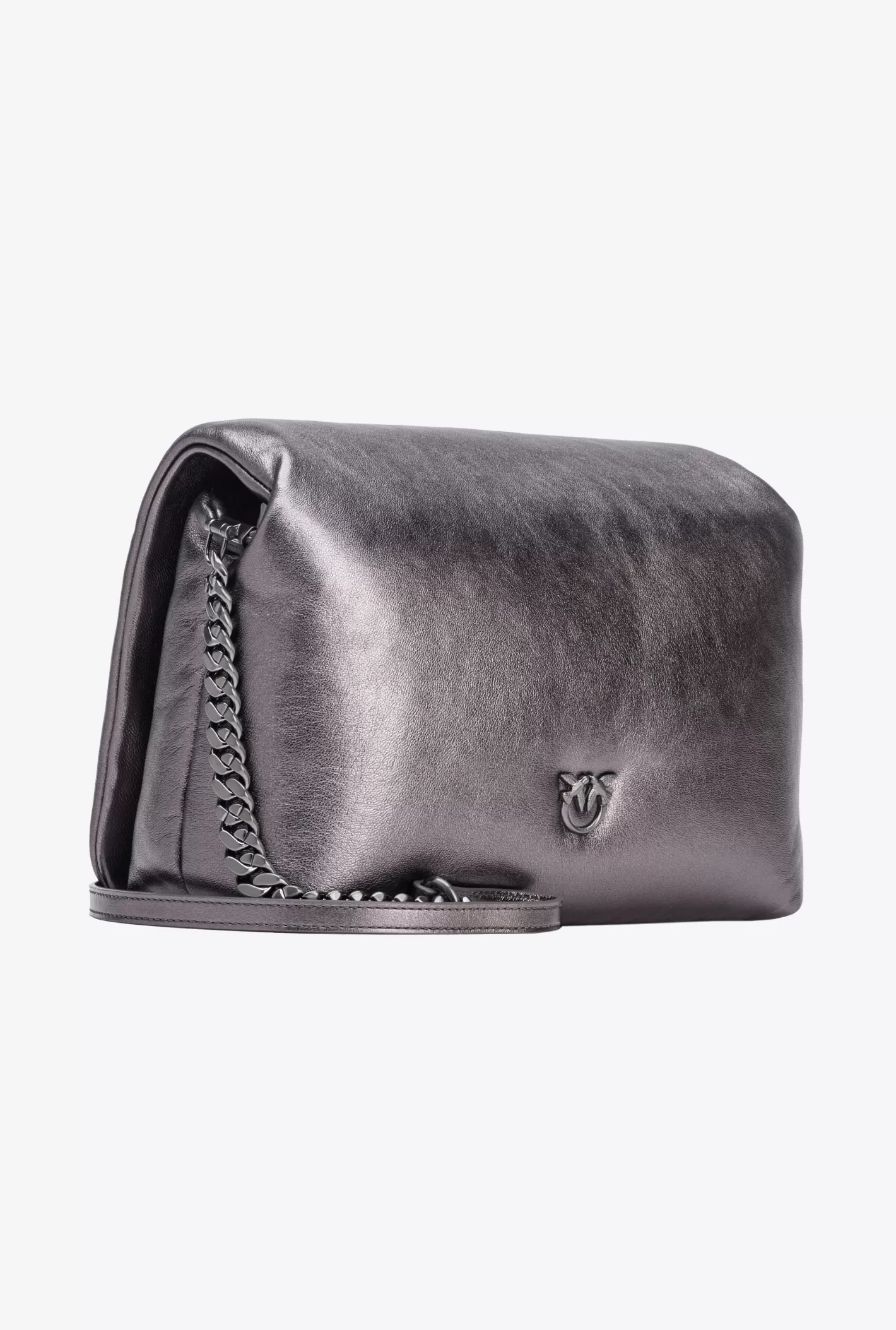 Pinko Classic Love Bag Click Puff laminata Galleria CANNA FUCILE FREE-BLOCK COLOR Clearance