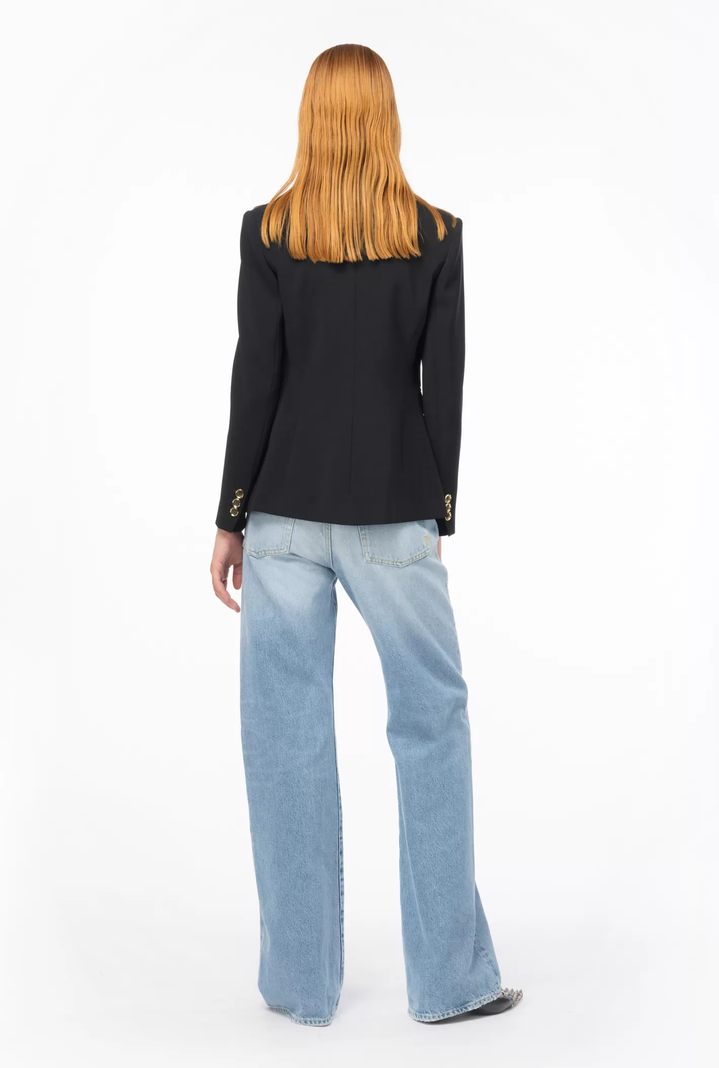 Pinko Jeans wide leg denim vintage chiaro LAVAGGIO CHIARO VINTAGE Best