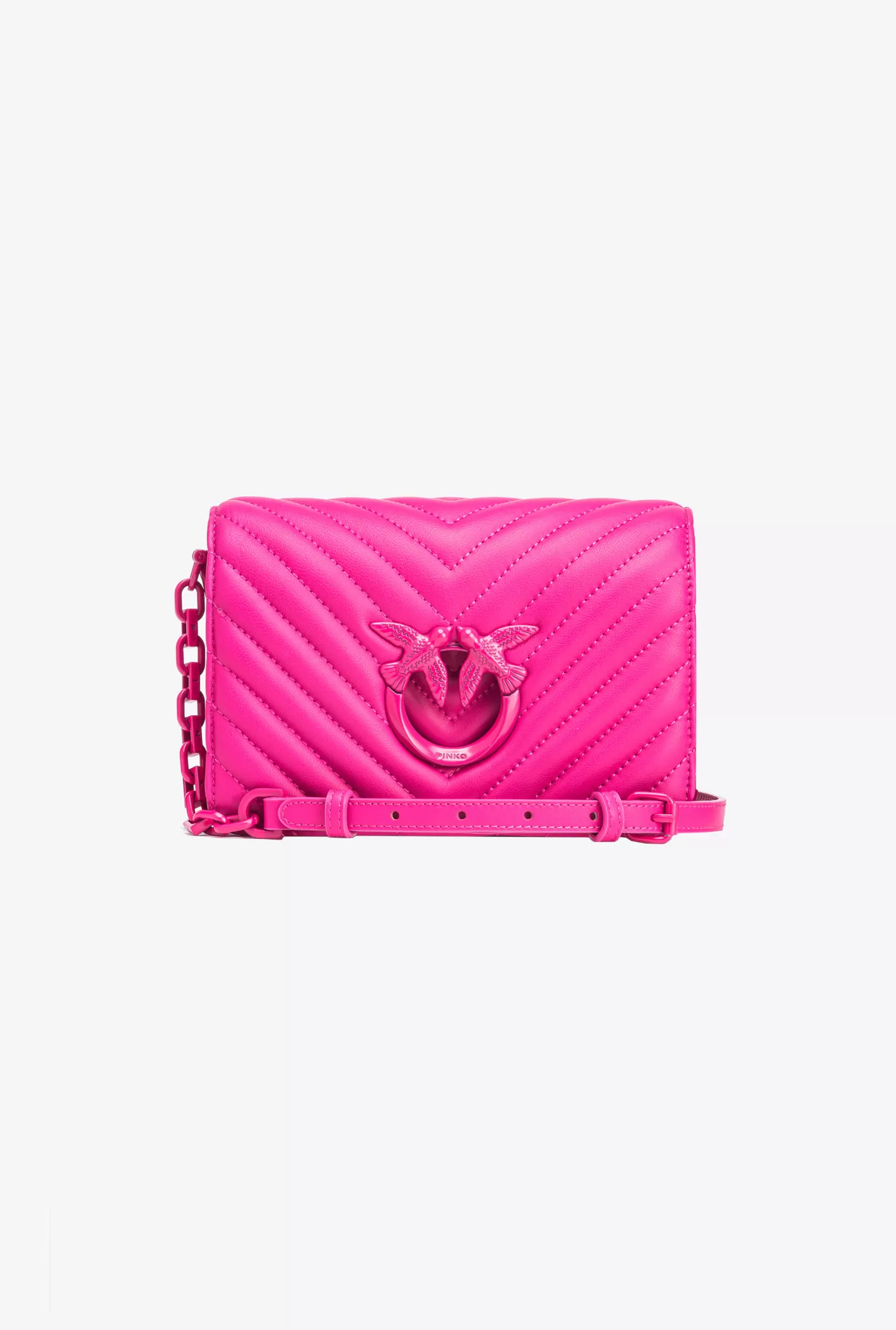 Pinko Mini Love Bag Click Chevron Color Block PINK PINKO-BLOCK COLOR Outlet